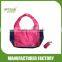 Single layer foldable shopping bag with handle