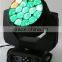19X15W RGBW Led Bee Eye Zoom Moving Head Stage Light
