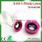 Hot sale high 3 in 1 circle clip lens Universal lens for all mobile phone lens Fisheye+wide angle+macro accept paypal