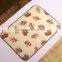 Wholesale Microfiber Maple pattern Jacquard Non-slip protection Mat