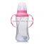 BPA Free Standar Neck Baby Feeding Bottle Food Grade silicone baby bottle with Handle Feeding Bottle Feeding Bottle Supplies