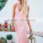 2015 Triangle bust cups korean fashion dress long maxi dress