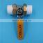 Dual hot-melt welded ball valve plumbing fittings
