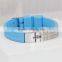 Factory Price Wholesale Black Silicone 316L Stainless Steel Bracelet Bio Elements Quantum Positive Energy Bracelet                        
                                                Quality Choice