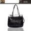 Ladies Handbag in Genuine Leather in Patchwork.
