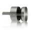 Stainless Steel round Curved back glass holder 30mm glass adapter stainless steel standoff glass holder