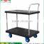 TJG-PLA300-T2 Single Hand Type 2 Tiers Platform Hand TrolleyHand Cart Platform Cart