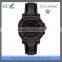 FS FLOWER - Fashion GMT Time Luminous Dial Men Watch Genuine Leather Band