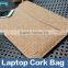 Unique Style Natural Oak Bark Anti impact Cork Laptop Pouch Bag for Universal Laptop Tablet MacBook iPad Lenovo Yoga Case Bag