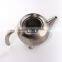 stainless steel 18/8 round tea pot tablewares SGS/FDA/LFGB drinking water jug housewares tea kettle with three pearl legs