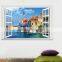 Room Decor Boy Room Mural 3d Animal Wallpaper Decor Sticker Baby