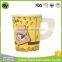 7oz insulated disposable hot drink paper cup with handle