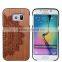 Beautiful Laser Engraved PC+ Cherry Wood Cover For Galaxy S6 Dandelion Engraving for S6 Hoursing for Samsung Galaxy s6