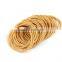 Wholesale Soft Stretch Durable Silicone Rubber Band, Elastic Hair Latex Rubber Band Biege Color