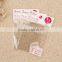 hot new product self adhesive opp poly bag with handle hole