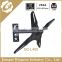 New design VESA 200x200mm 400x 400 mm 360 degrees up and down swivel lcd tv wall mount
