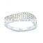 classical design set silver jewelry collection-mirco pave sets