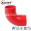 22 mm>16 mm(7/8''>5/8'')45 Degree Elbow Reducing Red Silicone Hose