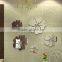 Flower mirror decorative wall stickers (ASA-004)