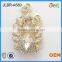 distintive wedding anniversary party gift engagement ornament crystal large brooch for Arts and Crafts