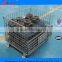 heavy duty wire mesh container used for storage with caster