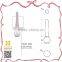Custom lipstick gloss with brush applicator container tube packaging design
