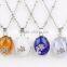 Hot Sale High Quality Glass Essential Oil Pendant Necklace Wholesale