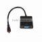 Video Converter Adapter Cable For PC Monitor Projector Micro HDMI To VGA