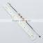 Wholesale raw brass white gold plated bracelet inlaid light brown cubic zirconia