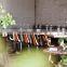 Giron iron & leather dining chair, Industrial Leather metal Chair