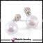 Double Sided Fashion Ball Earrings