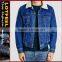 quilted San Francisco Denim Coat with a Wool Lining stone washed denim jacket (LOTJ167)