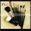 Flat top cosmetic long handle foundation makeup brush