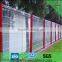 Peach column type guardrail nets/Peach post assembled Welded Curved wire mesh fence for wholesale