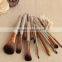 12 pcs makeup brushes set metal box Custom color pattern