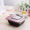 Disposable plastic square food container