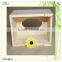 plain sliding laser cutting pine wooden tissue box