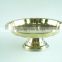 Tribute tray /stainless steel wedding serving/golden candy dishes