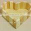 Heart Shaped Shape Gift Wooden Box For Party Decor