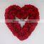 Handicraft wood heart topiary