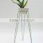 Wedding decorating party fancy design mini metal wire powder coating flower pot stand