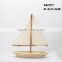 Nautical Decor Mini Wooden Craft Sailing Boat