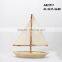 Nautical Decor Mini Wooden Craft Sailing Boat