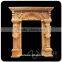china stone carving home decoration archway red door marble frame sculpture
