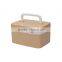 Lockable plastic storage box