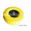 manufacture flat PU rubber wheelbarrow wheel 4.00-8