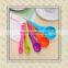Custom food grade multi size high quality plastic ice cream spoons for wholesale 
