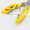 Yellow Handle Sharp Blade Fishing Scissors Fishing Pliers
