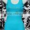 OEM Wholesale Comfortable rhinestone womens 95% cotton 5% spandex tank top