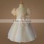 Best selling fashion baby girl Short Sleeve Summer Princess Party dress lace dress Bid Bow-knot low price kids clothes